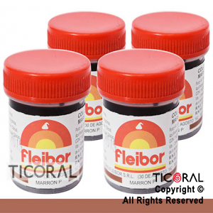 COLORANTE FLEIBOR MARRON P PASTA 15GR x 1